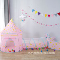 castelo infantil fácil casa dobrável tenda infantil de brinquedo